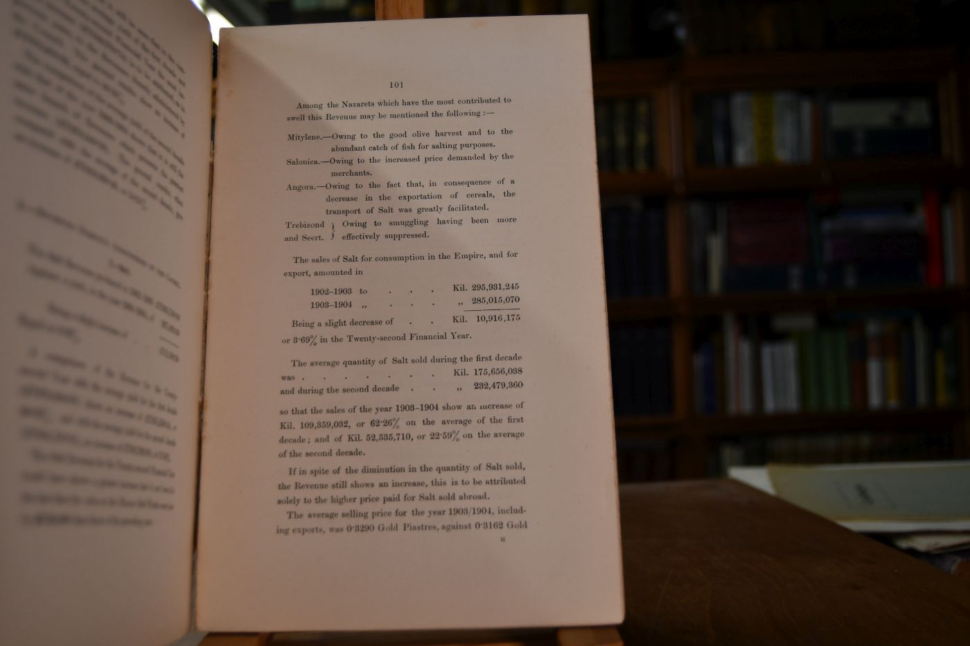 The Ottoman Public Debt. Special Report on the Ottoman Public Debt for the twenty-second financial period (14th March, 1903, to 13th March, 1904). Followed by the Translation of the annual report for the same year of the Council of Administration.