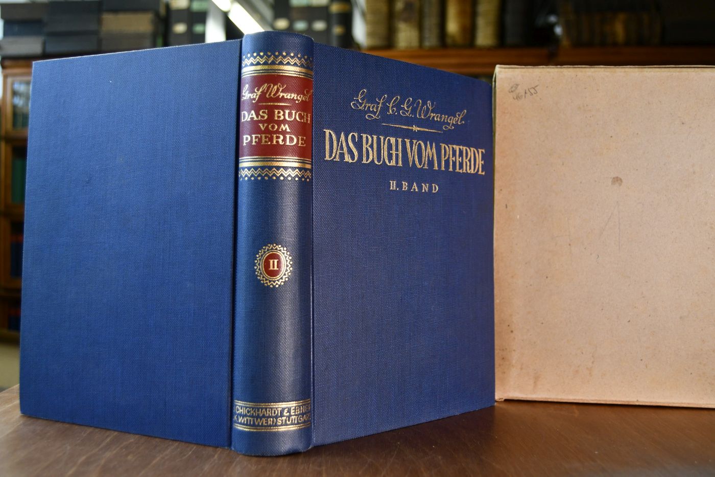 Das Buch vom Pferde. Ein Handbuch für jeden Besitzer und Liebhaber von Pferden. II. Bd. (von 2) apart.