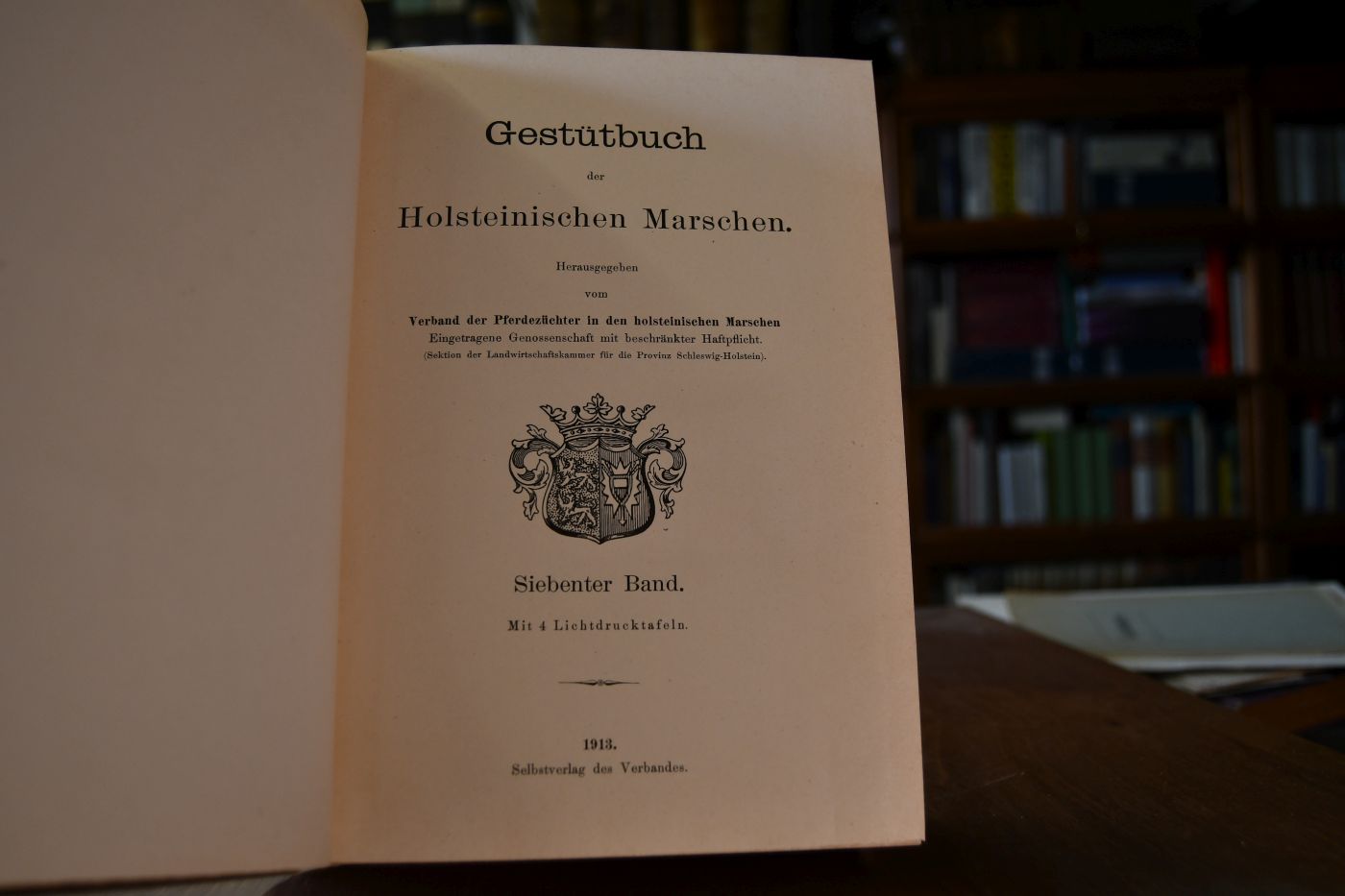 Gestütbuch der Holsteinischen Marschen 7. Band.