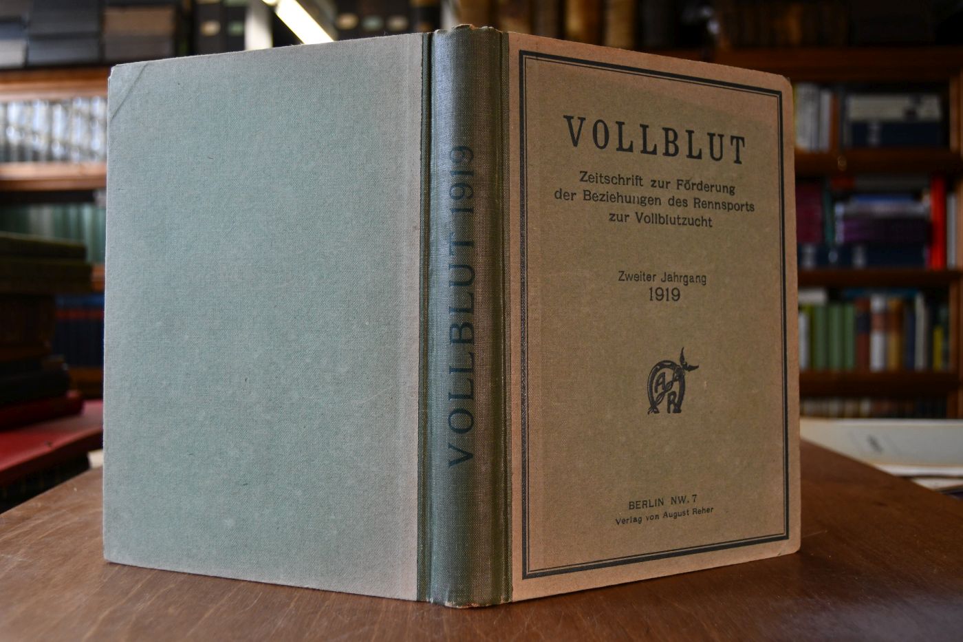 Vollblut. Zeitschrift zur Förderung der Beziehungen des Rennsports zur Vollblutzucht. 2. Jahrgang 1922.