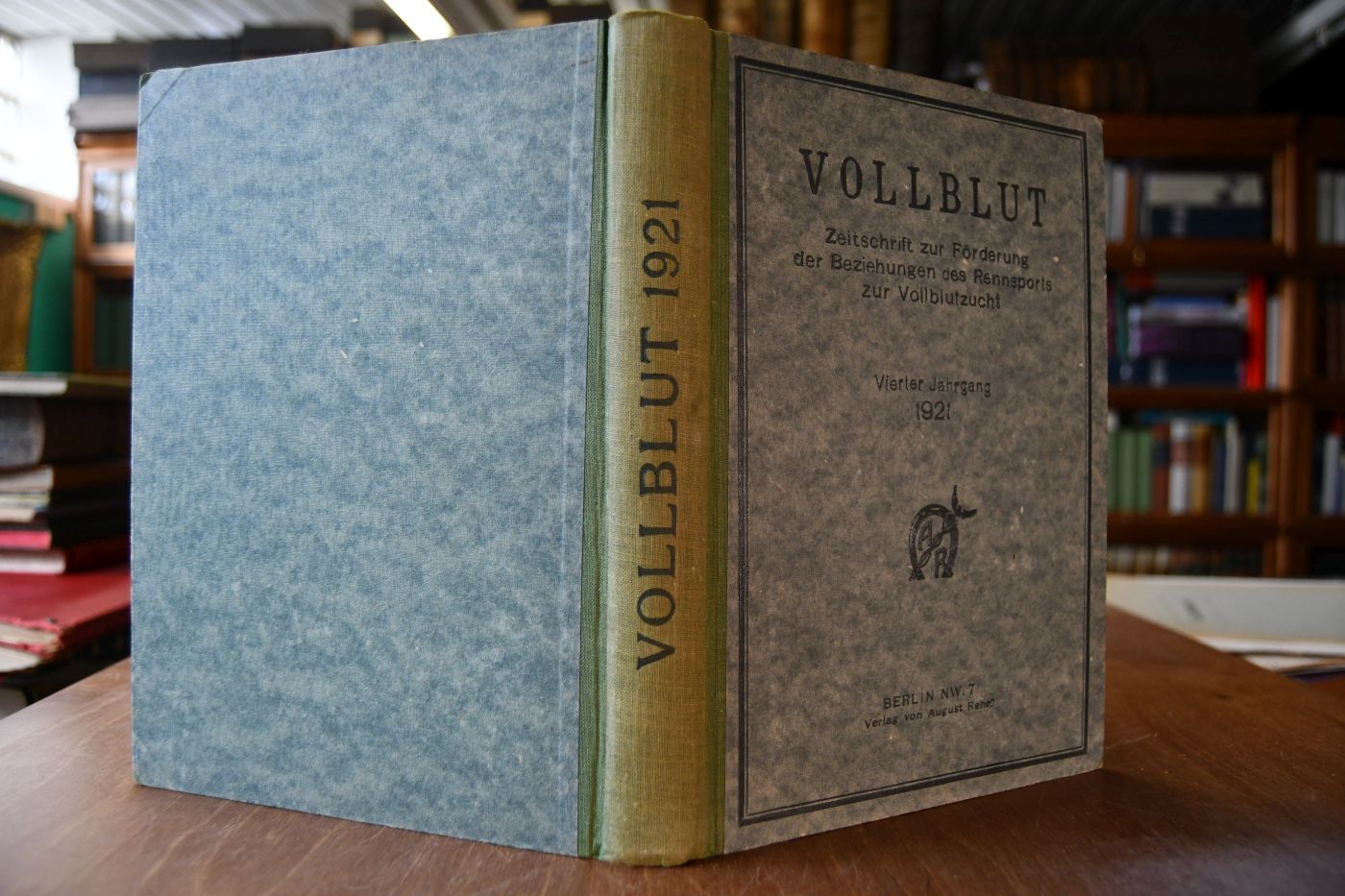 Vollblut. Zeitschrift zur Förderung der Beziehungen des Rennsports zur Vollblutzucht. 4. Jahrgang 1922.