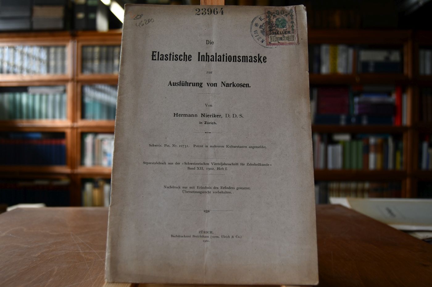 Die Elastische Inhalationsmaske zur Ausführung von Narkosen.
