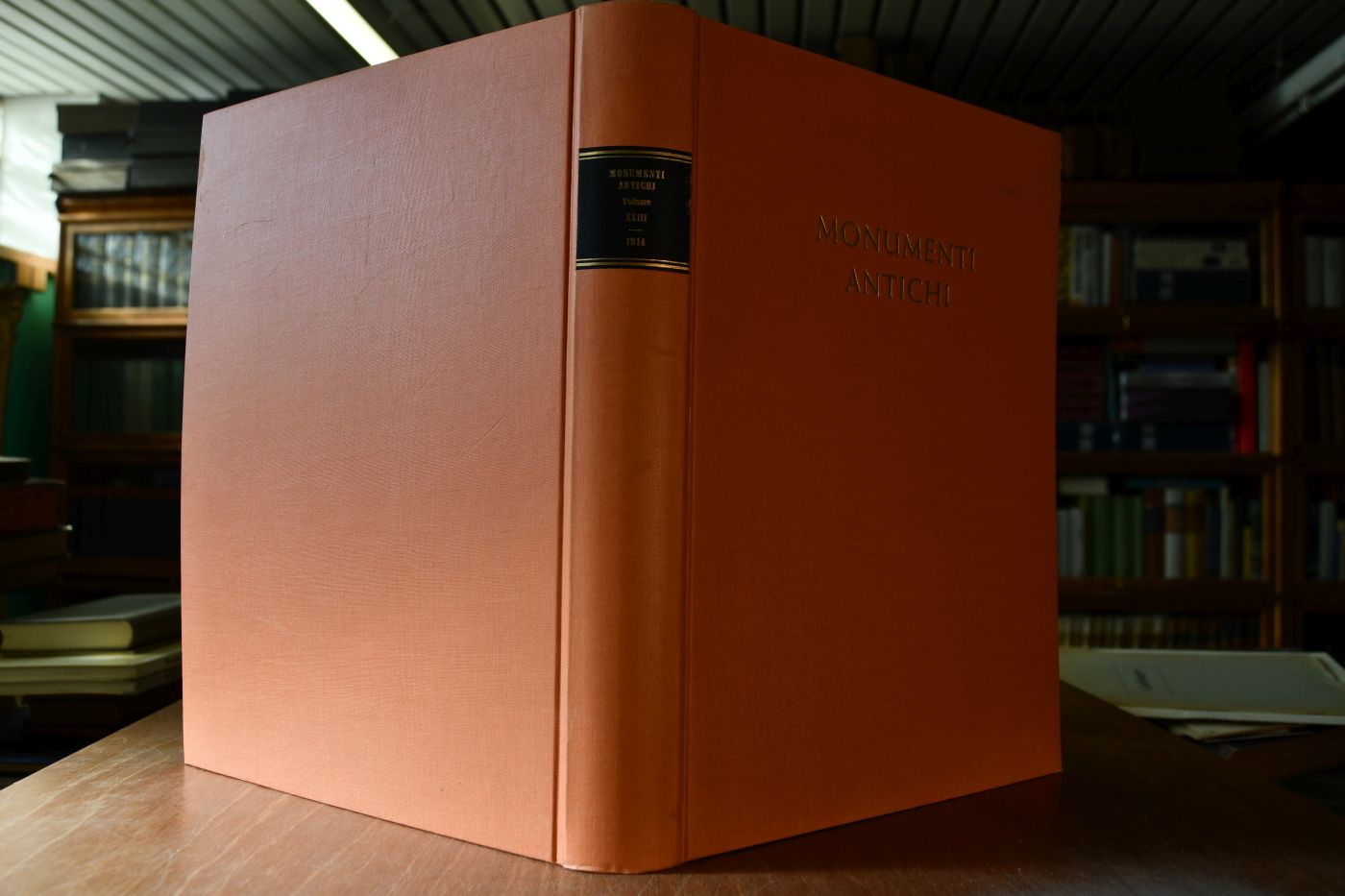 Monumenti Antichi. Reprinted by Appointment of the Academia Nazionale dei Lincei Roma. Vol. XXIII apart.