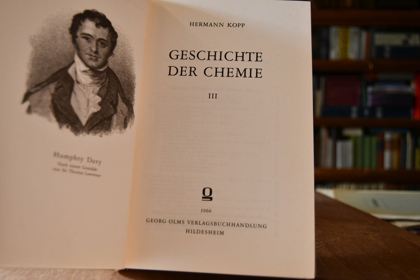 Geschichte der Chemie Bd. III.