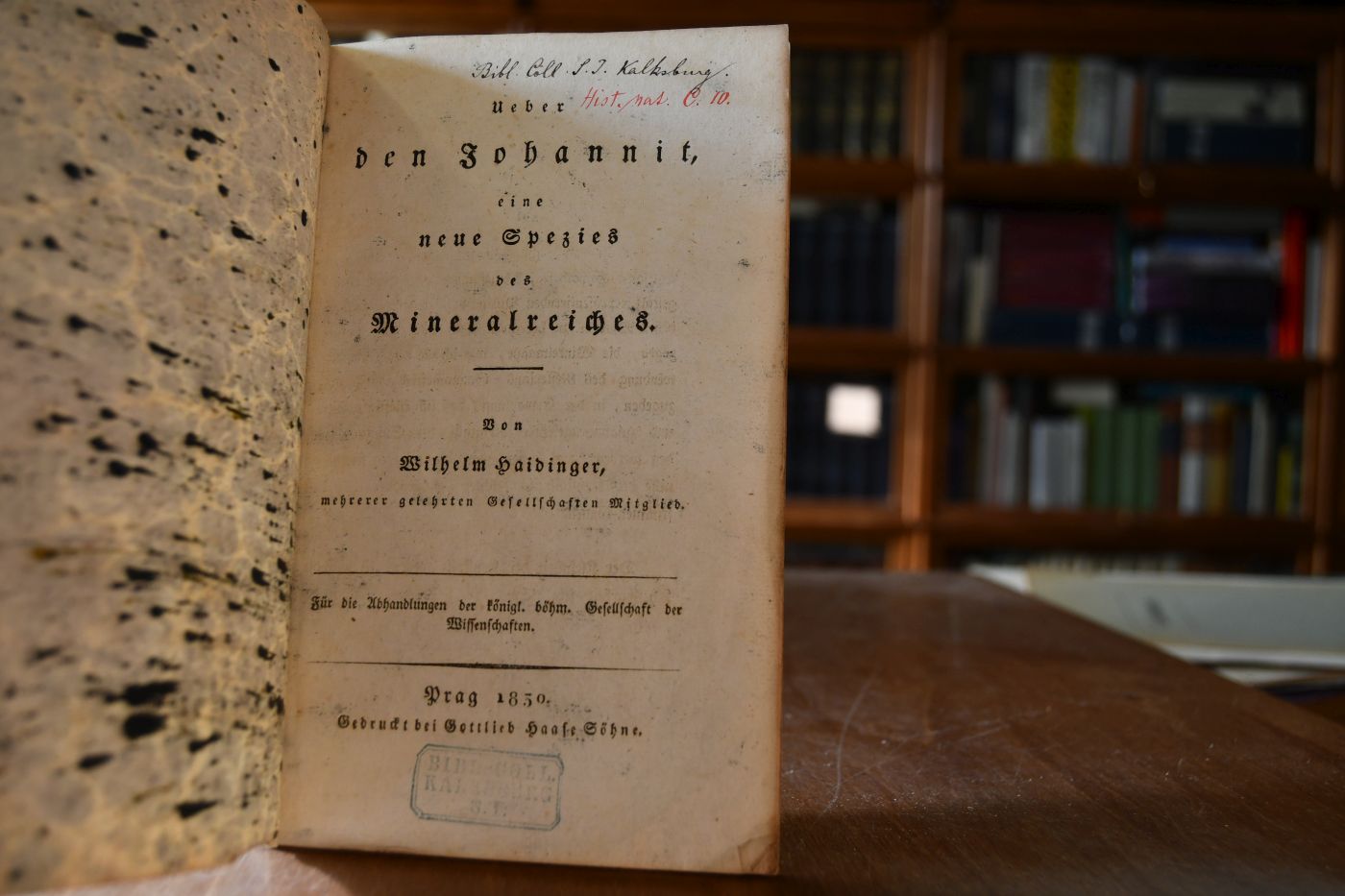 Ueber den Johannit, eine neue Spezies des Mineralreiches.