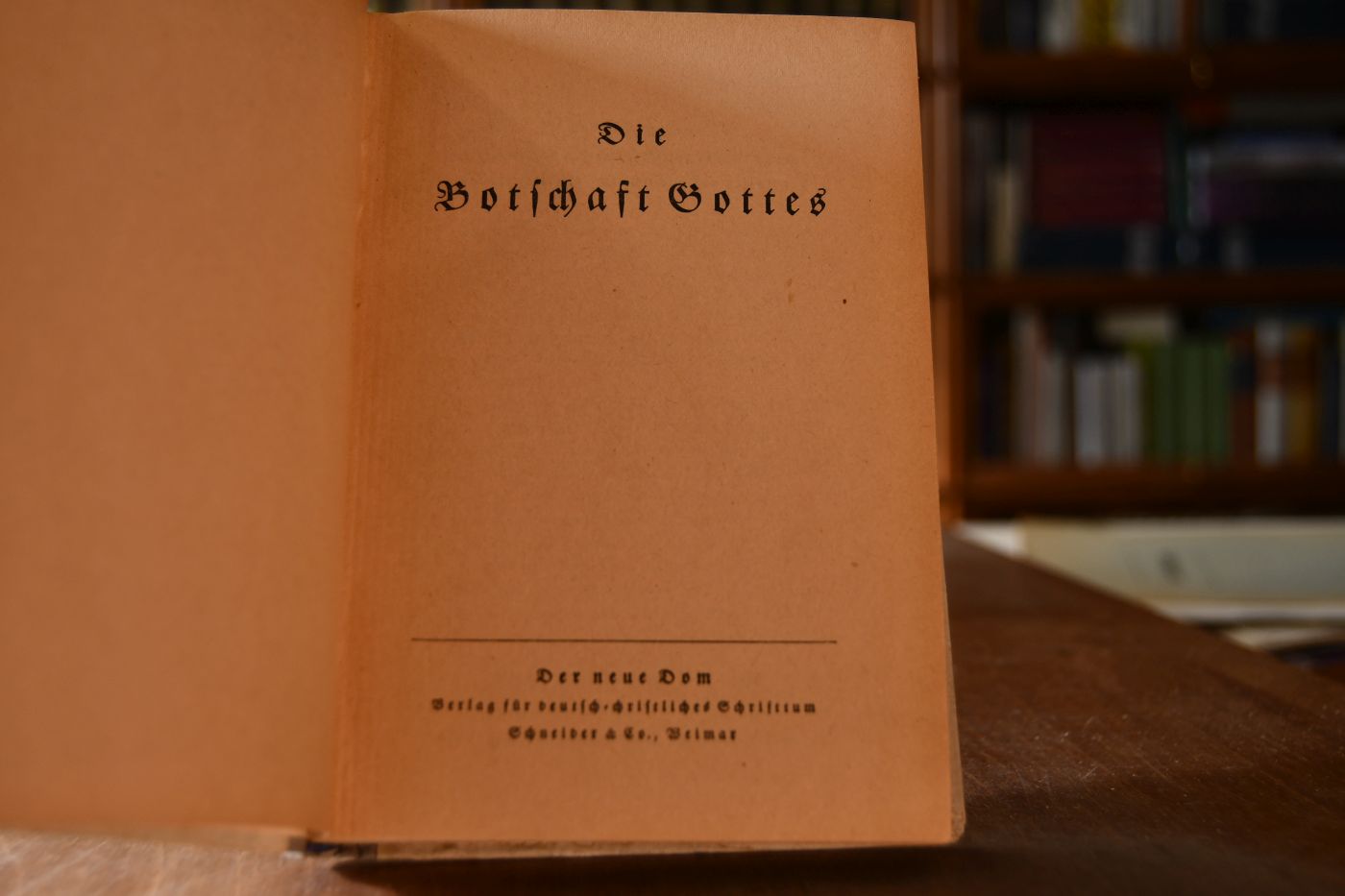 Die Botschaft Gottes.