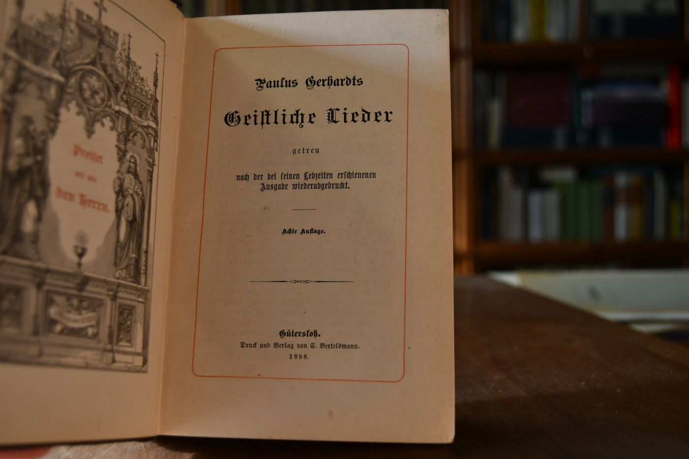 Paul Gerhardts Geistliche Lieder getreu nach der bei seinen Lebzeiten erschienenen Ausgabe wiederabgedruckt.