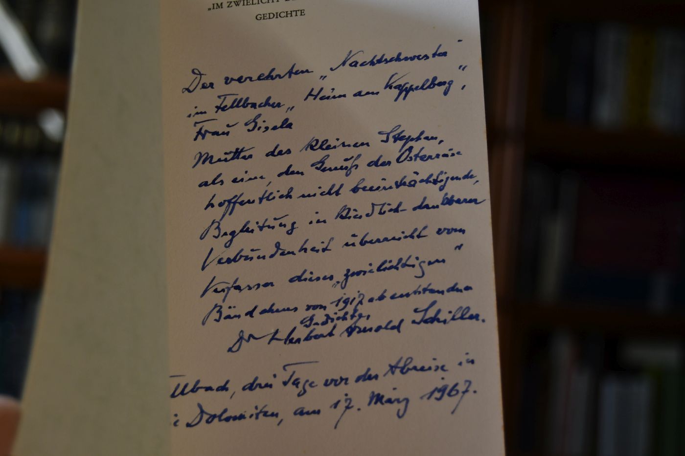 Im Zwielicht des Herzens. Gedichte.