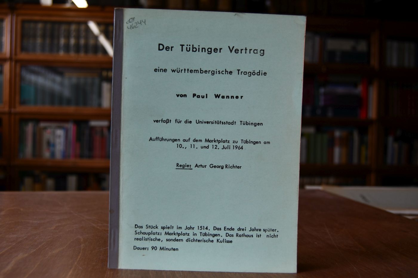 Der Tübinger Vertrag eine württembergische Tragödie.