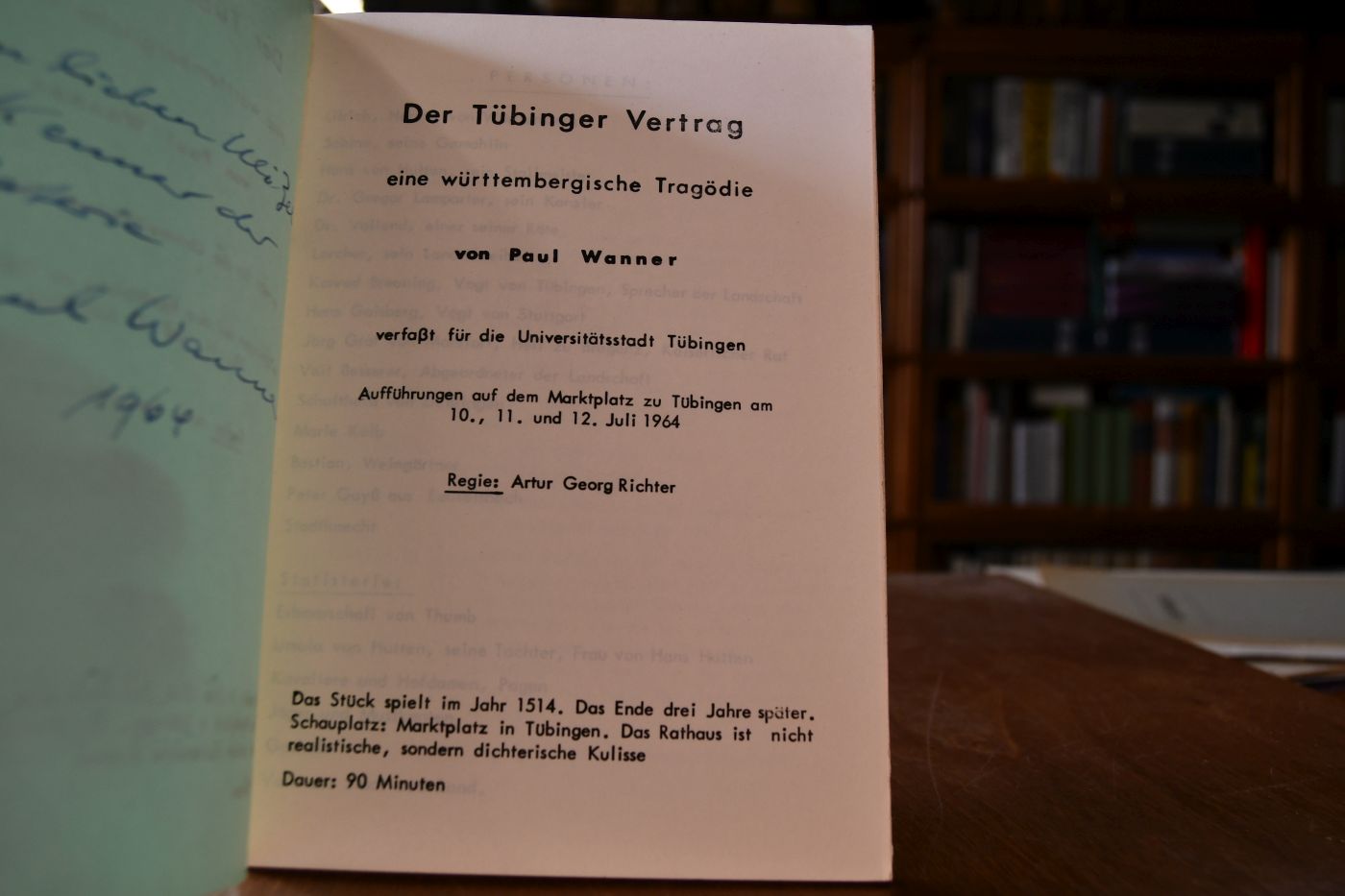 Der Tübinger Vertrag eine württembergische Tragödie.