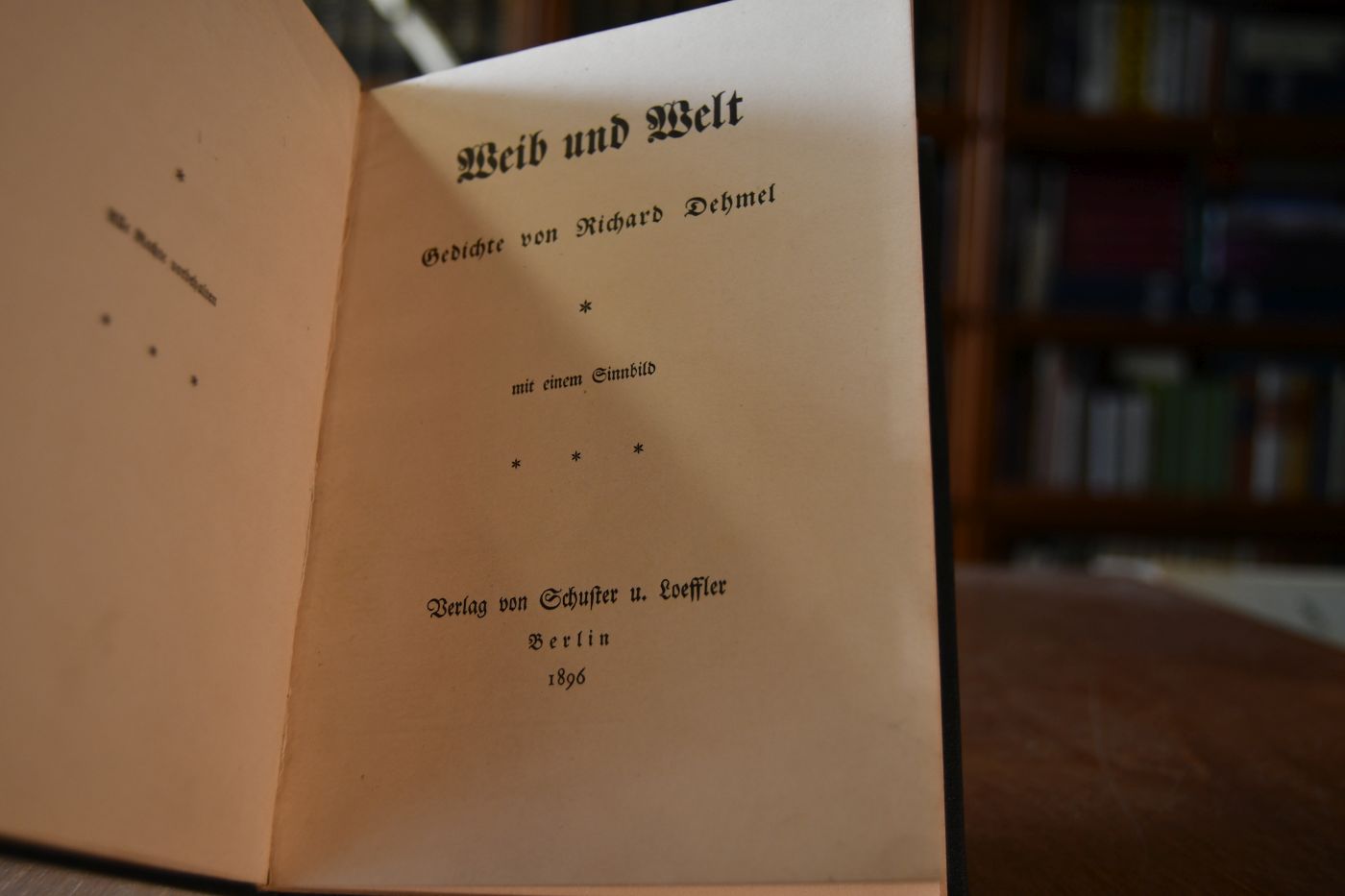Weib und Welt. Gedichte.