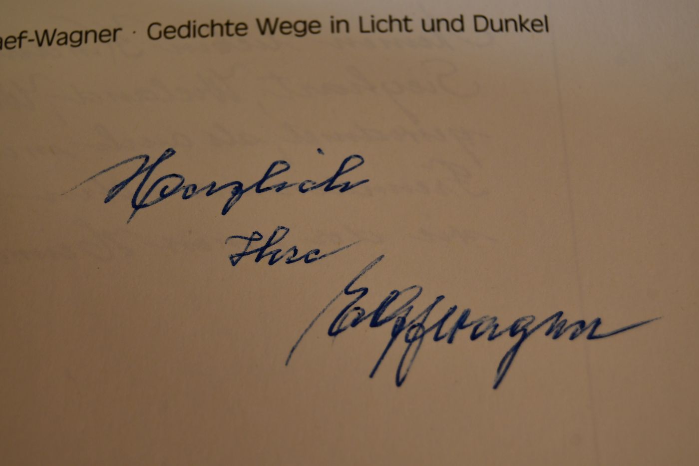 Gedichte. Wege in Licht und Dunkel.