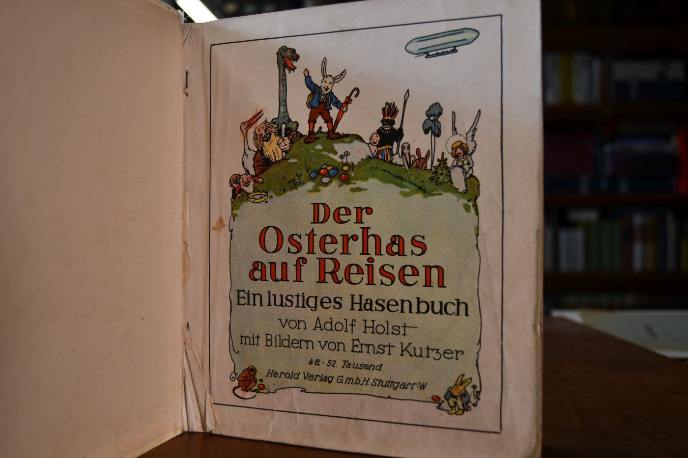 Der Osterhas auf Reisen. Ein lustiges Hasenbuch.