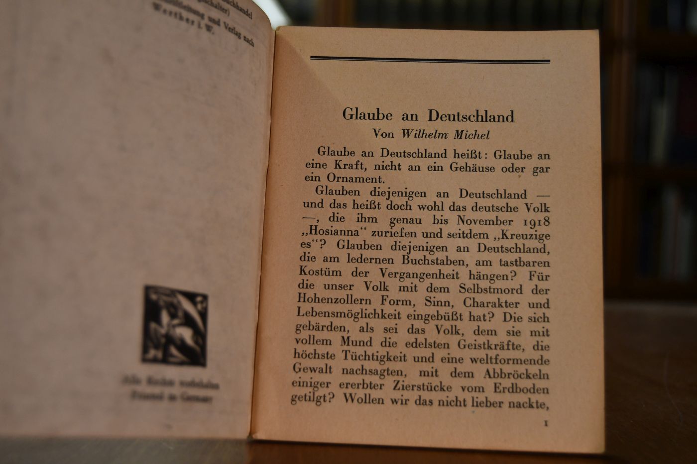 Junge Republik. Bausteine zum neuen Werden. 1. Jahrgang Heft 1-6 (d.i. alles Erschienene, die Monatsschrift wurde mit dem Heft 6, Dezember 1924, eingestellt.