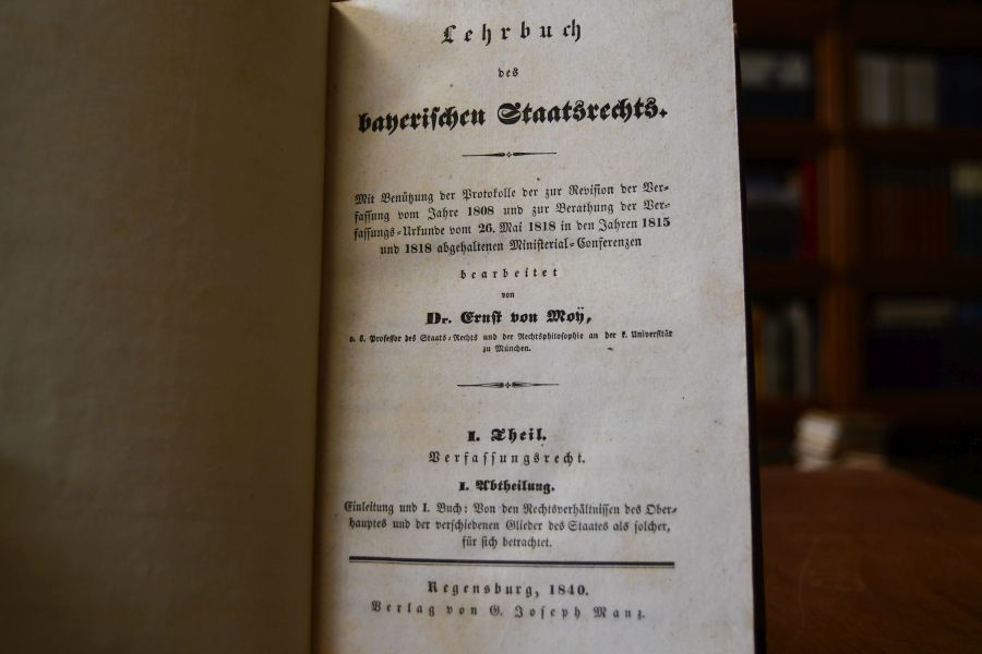 Lehrbuch des bayerischen Staatsrechts